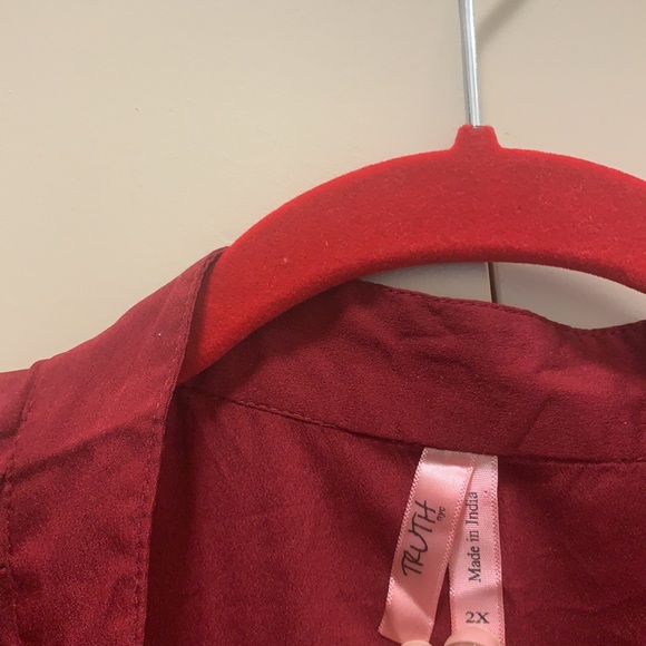 Truth NYC Burgundy Dress Size 2X - Picture 5 of 10